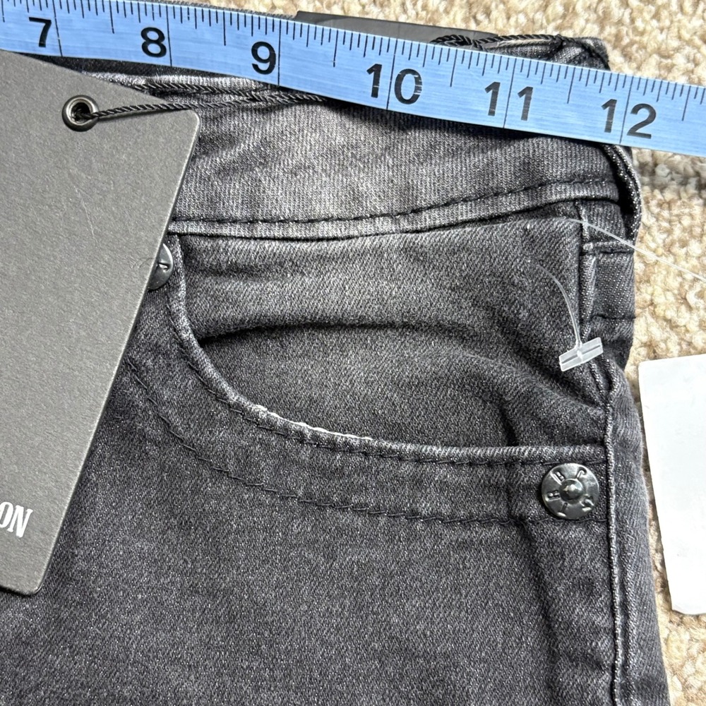 True Religion Geno‎ Relaxed Slim Moto Jeans Boys Sz 5 Grey Wash Ribbed Denim NWT - Picture 9 of 10